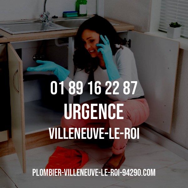 urgence plombier Villeneuve-le-Roi